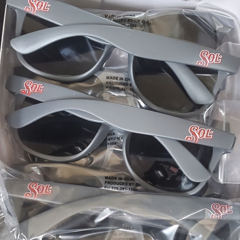 Sol Cerveza Beer Sunglasses 12 Party Pack